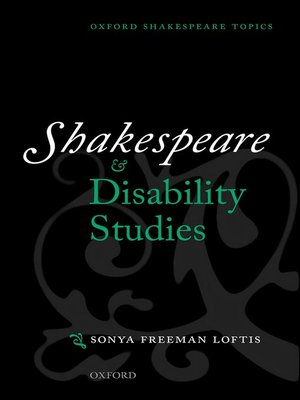 cover image of Shakespeare and Disability Studies